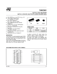 Datasheet 74AC541 manufacturer STMicroelectronics